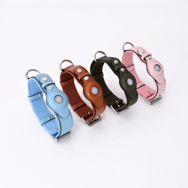 A Pple Tracker Airtag Pet Collar Adjustable Dog Leash Collar Medium Large Dog Accessories Puppy Pet Supplies - Image 5